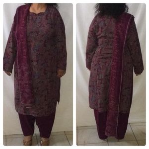 Indian Pakistani Salwar Kurti Outfit Large